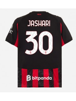 Muži Futbalové oblečenie AC Milan Ardon Jashari #30 2025-26 Krátky Rukáv - Domáci